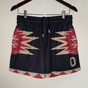 Overtime Men's Shorts Navy Blue with aztec print Small‎